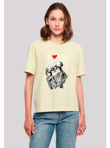 F4NT4STIC Everyday Tee Love is all you need in softyellow