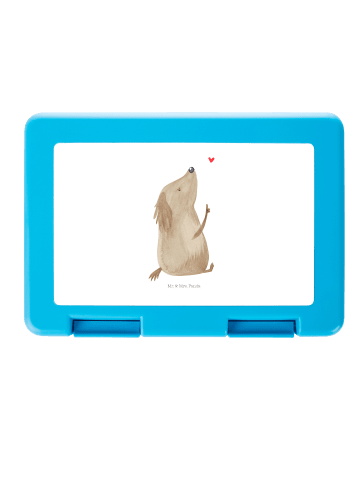 Mr. & Mrs. Panda Aufbewahrungsbox Hund Liebe ohne Spruch in Weiß