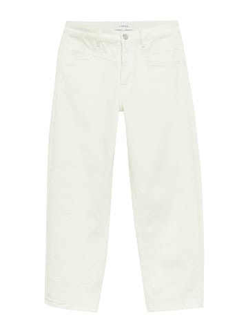 comma Jeans Liv Cropped in weiß