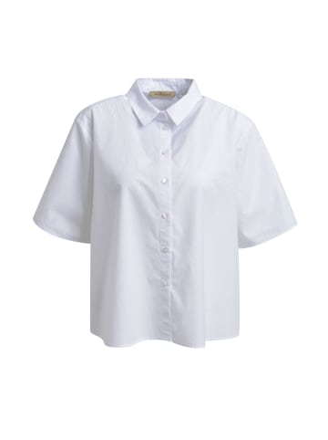 Smith&Soul Boxy Shirt Collar Blouse in White