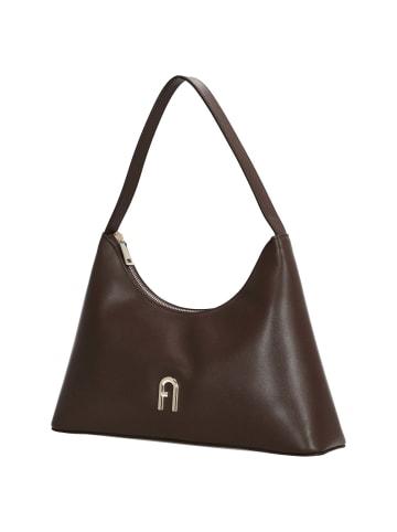 Furla Diamante S - Schultertasche 34 cm (toffee) in espresso