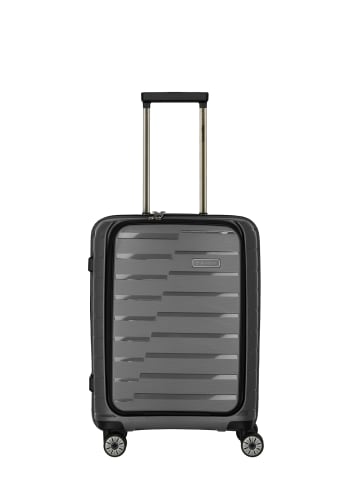 travelite Travelite Koffer AIR BASE 4w Trolley S Vortasche, Anthrazit