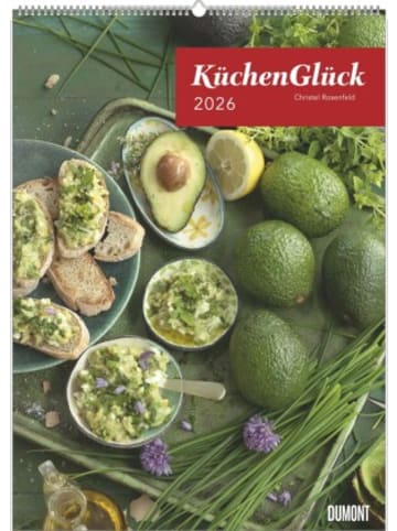 DuMont Kalenderverlag Kalender - DUMONT - Küchenglück 2026 - Küchenkalender in Posterg