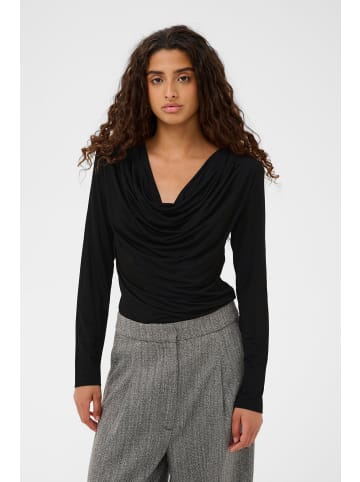 Soaked in Luxury Kurzarm-Bluse SLClara Slim fit in Black