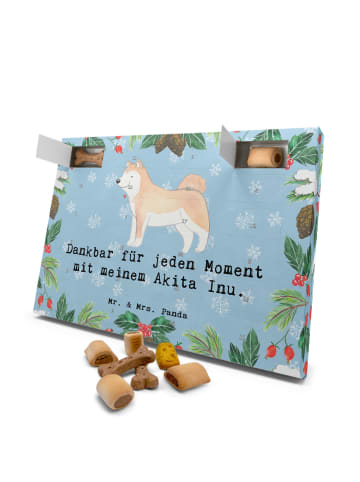 Mr. & Mrs. Panda Hundekalender Akita Inu Moment mit Spruch in Eisblau
