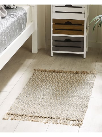 Beliani Kurzflor POZANTI in Beige - (W) 50 x (H) 1 x (L) 80 cm