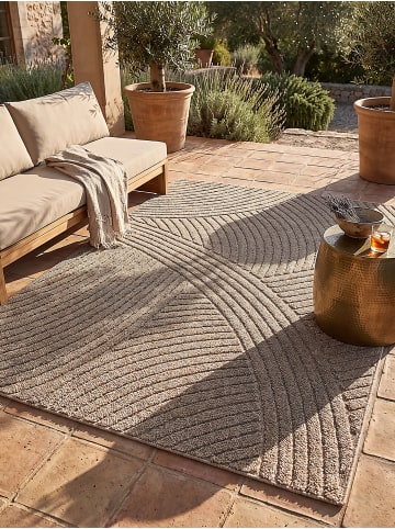 KADIMA DESIGN Teppich flachgewebt Geometrisch flachgewebt pflegeleicht Wohnzimmer in Natur