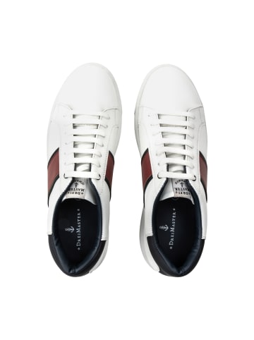 DreiMaster Maritim Sneakers Aus Leder in Weiss