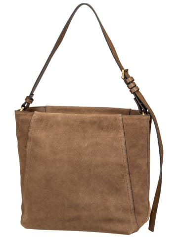 LIEBESKIND BERLIN Handtasche Chudy Hobo M Hydro Suede in Safari