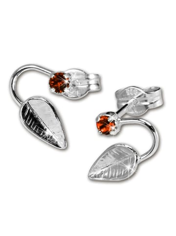 SilberDream Ohrringe Silber 925 Sterling Silber Blatt Ohrstecker ca. 1cm