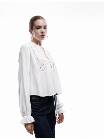 KOTON BLUSE LS in Weiß