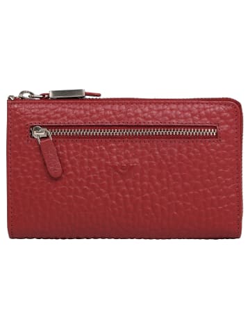 VLD VOi Leather Design Hirsch Gerda Geldbörse RFID Leder 16 cm in granat