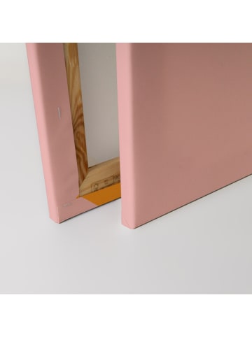 A.S. Création Leinwandbild Canvas Flower Glass Rosa