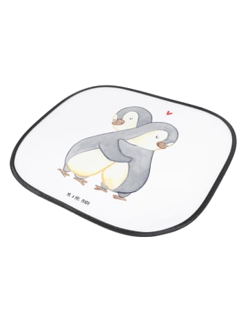 Mr. & Mrs. Panda Sonnenschutz Auto Pinguine Kuscheln ohne Spruch in Weiß