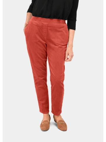 GOLDNER Kurzgröße: Hose Kurzgröße - Cordhose Martha in ahorn