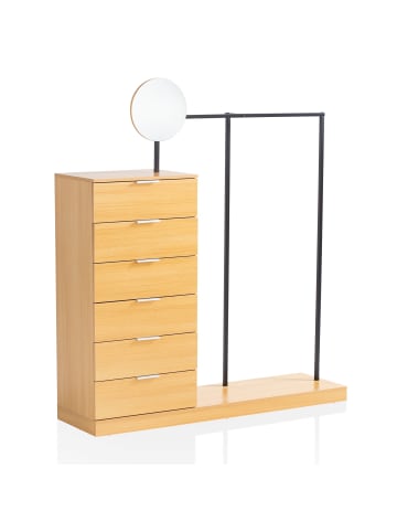 KADIMA DESIGN Garderobe Eiche-Dekor 145x165x40 cm Flurgarderobe Modern,