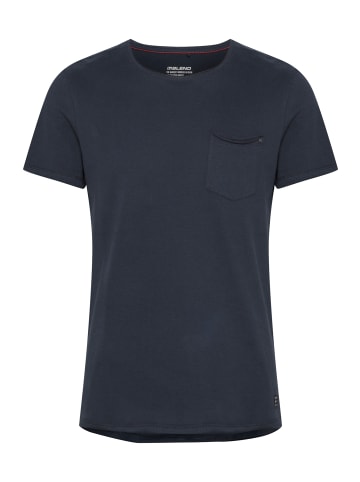 BLEND Einfarbiges Rundhals T-Shirt 2er Stück Set BHNOEL in Blau-2