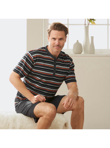 Erwin Müller Single-Jersey Shorty in anthrazit meliert