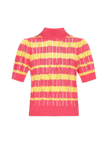IZIA Women Top in coral multicolor