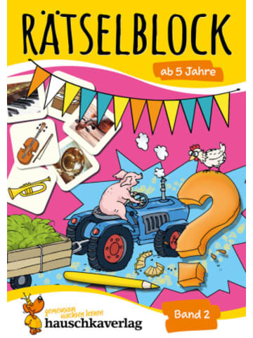 Hauschka Buch - Rätselblock ab 5 Jahre - Band 2