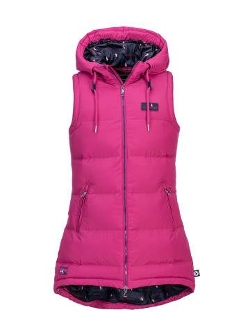 SCHIETWETTER Steppweste in fuchsia
