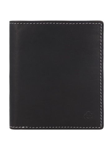Esquire Dallas Geldbörse RFID Leder 9,5 cm in schwarz