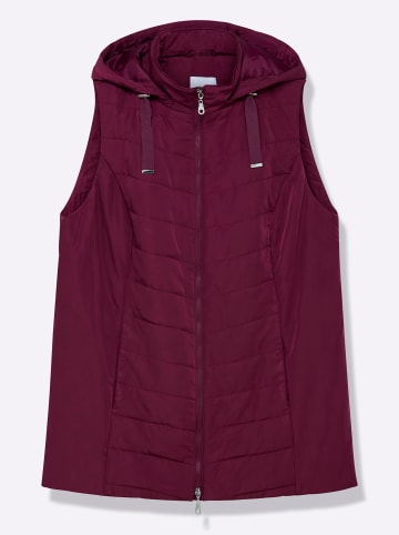 sheego Weste in burgund