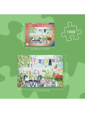 Ravensburger Ravensburger Puzzle 1.000 Teile Sommergarten in bunt