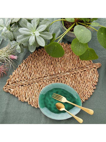 Butlers Platzset LEAF 6er-Set in Braun