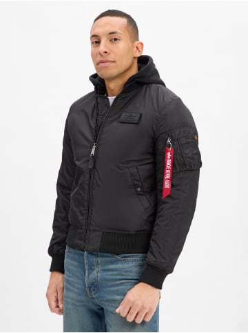 Alpha Industries Jacke MA-1 Two Tone Hood in schwarz