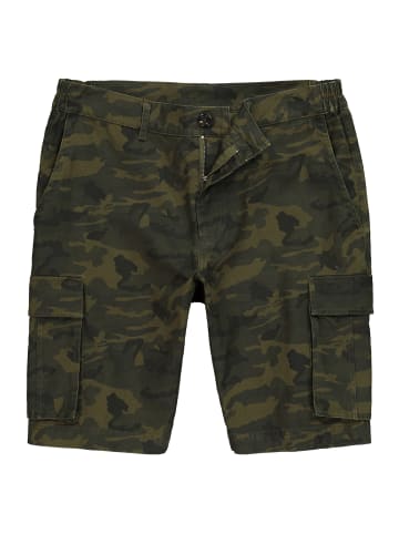 Men Plus Bermuda in dunkles olive