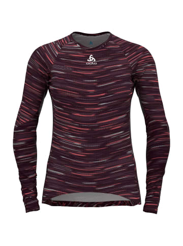 Odlo Langarmshirt Zeroweight Ceramiwarm in Bordeaux