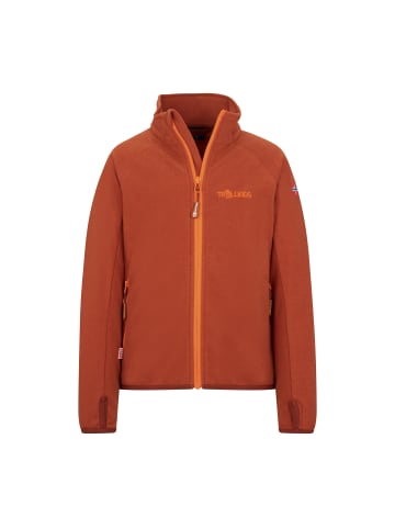 Trollkids Fleecejacke Noresund in red brown