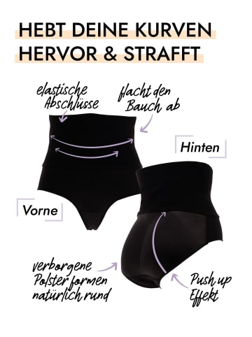 Skin Wrap Shapewear in Schwarz