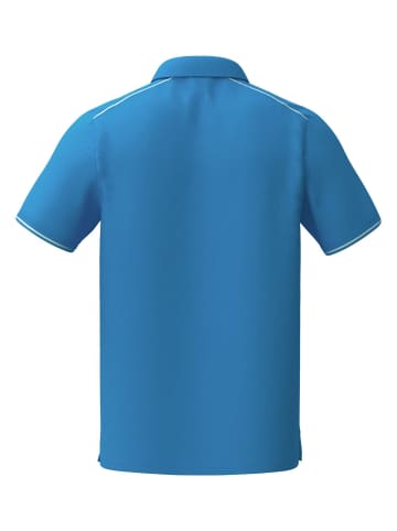 erima Herren Poloshirt in curacao/weiss