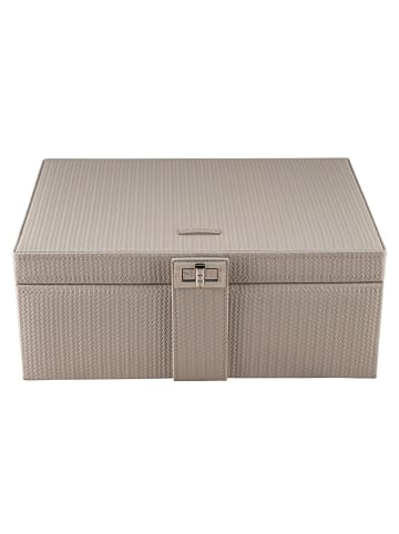 Windrose Corbello Schmuckkasten 28 cm taupe