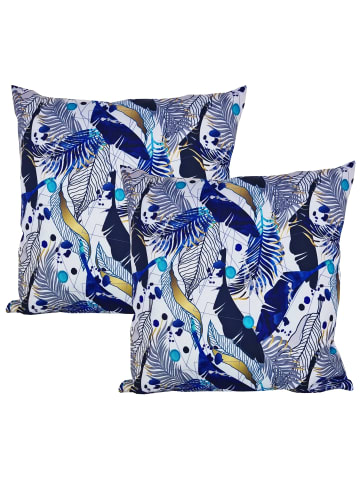JACK 2er Set Outdoor Kissenhülle 45x45cm Motiv in Federn