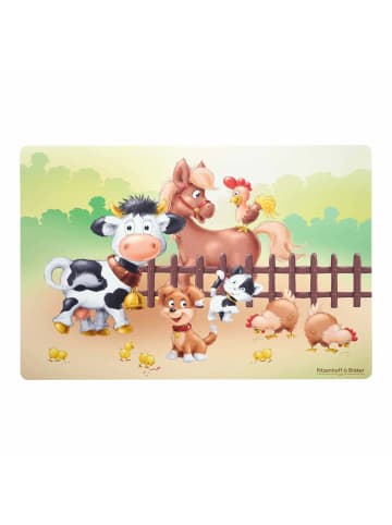 Ritzenhoff & Breker Tischset Hoftiere 45 x 30 cm bunt in bunt