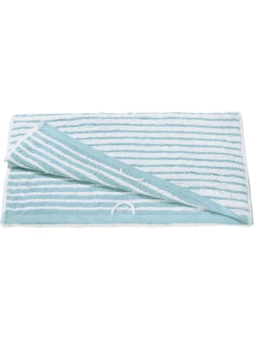 Erwin Müller Jacquard Duschtuch 2er-Pack Streifen Konstanz in bleu