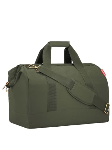 Reisenthel travelling allrounder L - Reisetasche 48 cm (leo vanilla) in forest gold