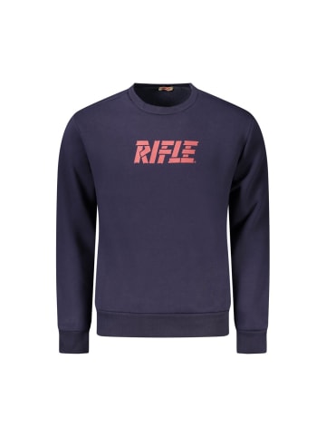 Rifle Blau Baumwolle Herren Pullover