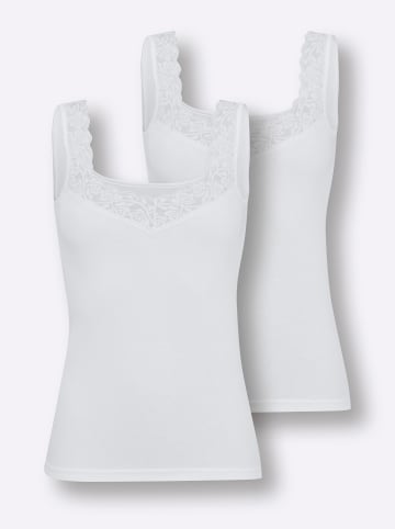 WITT WEIDEN Achselhemd in weiß