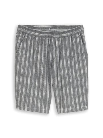 TOM TAILOR Denim Bermuda in anthrazit weiß - 0001