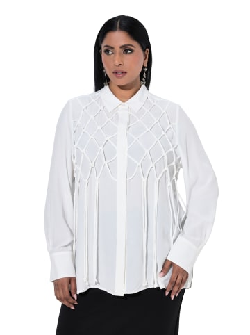 Ulla Popken Hemdbluse in offwhite