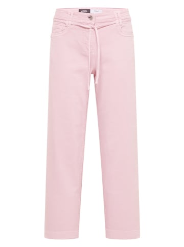 Cecil High Waist Wide Leg Jeans im Loose Fit in Rosa