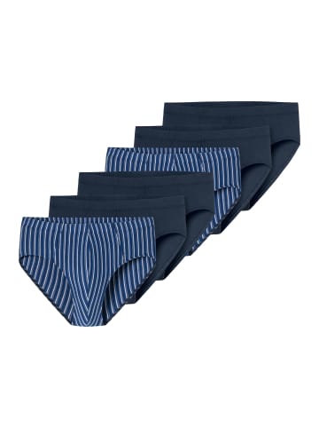 Schiesser Mini Slip / Unterhose 95/5 Essentials in Dunkelblau / blau