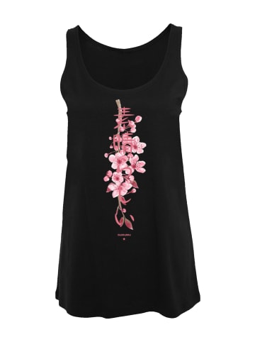 F4NT4STIC Damen Tanktop Cherry Blossom in schwarz