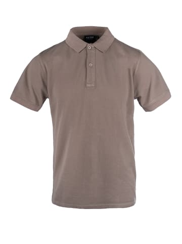 Poolman Poloshirt Polo Uni Garment Dye Classic Fit in Stone