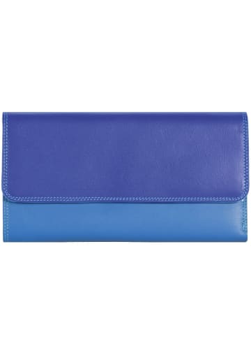 MYWALIT Tri-fold Zip Wallet Geldbörse Leder 17 cm in seascape