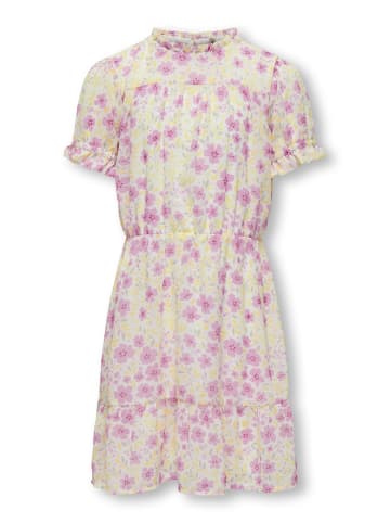 KIDS ONLY Mehrlagiges Kleid in Cloud Dancer